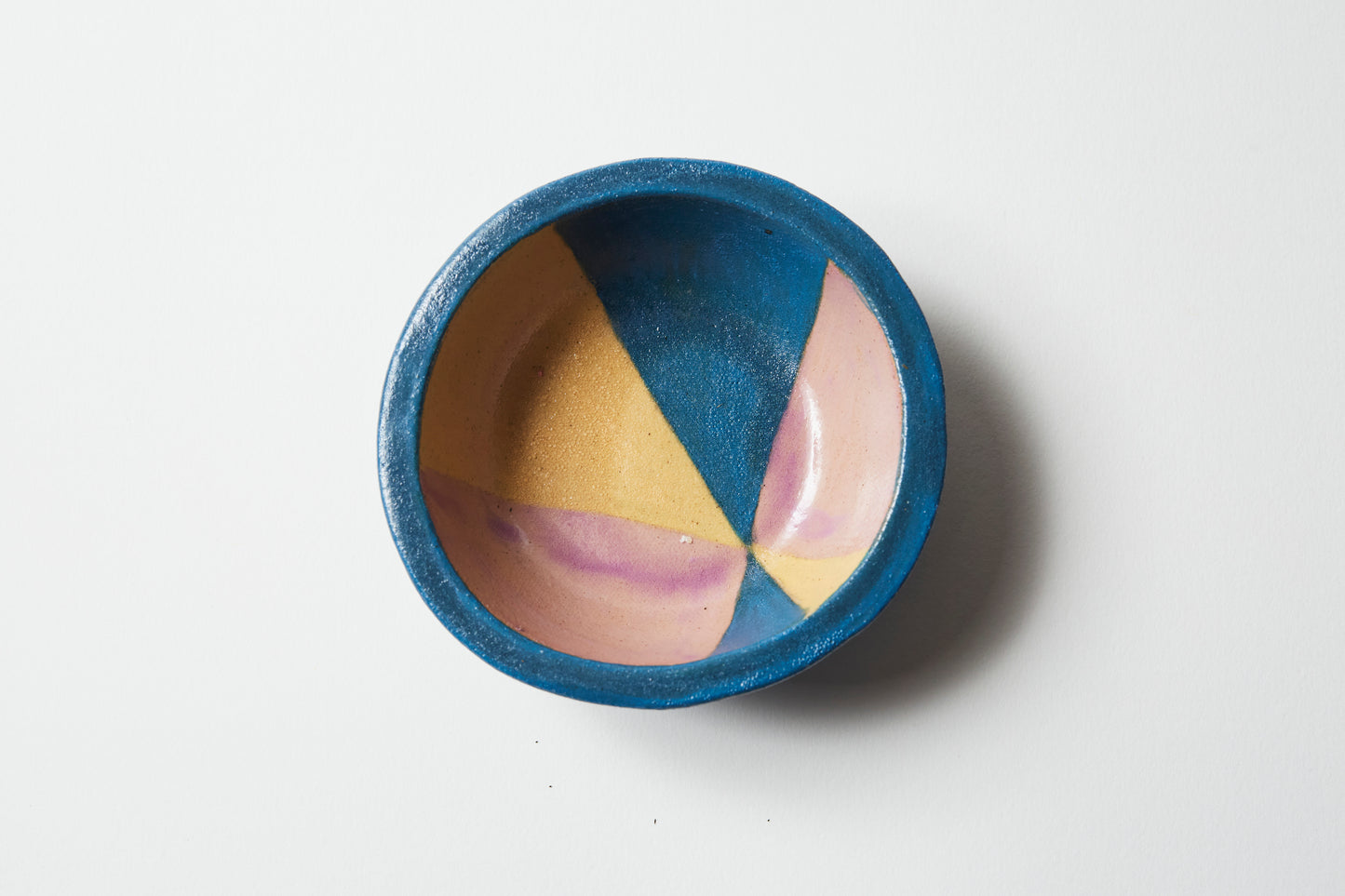 Dipping bowl / Tea light holder - Mustard/Teal/Lilac (single)