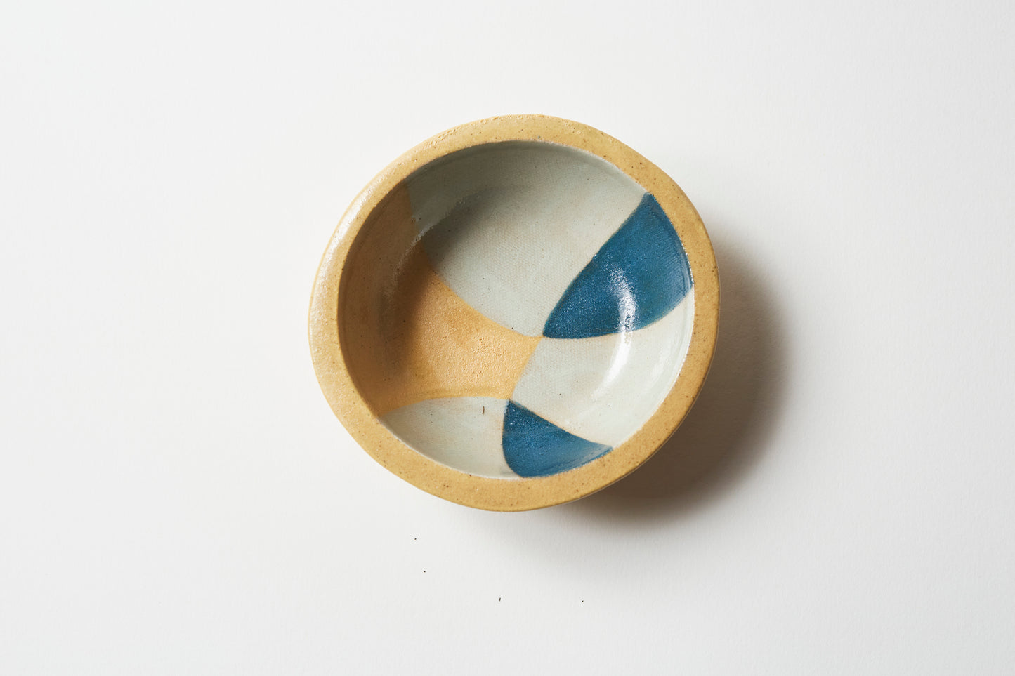 Dipping bowl / Tea light holder - Mustard/Teal 3 colour (set of 2)
