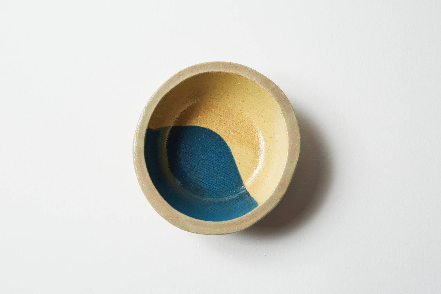 Dipping bowl / Tea light holder - Mustard/Teal 2 colour (set of 2)