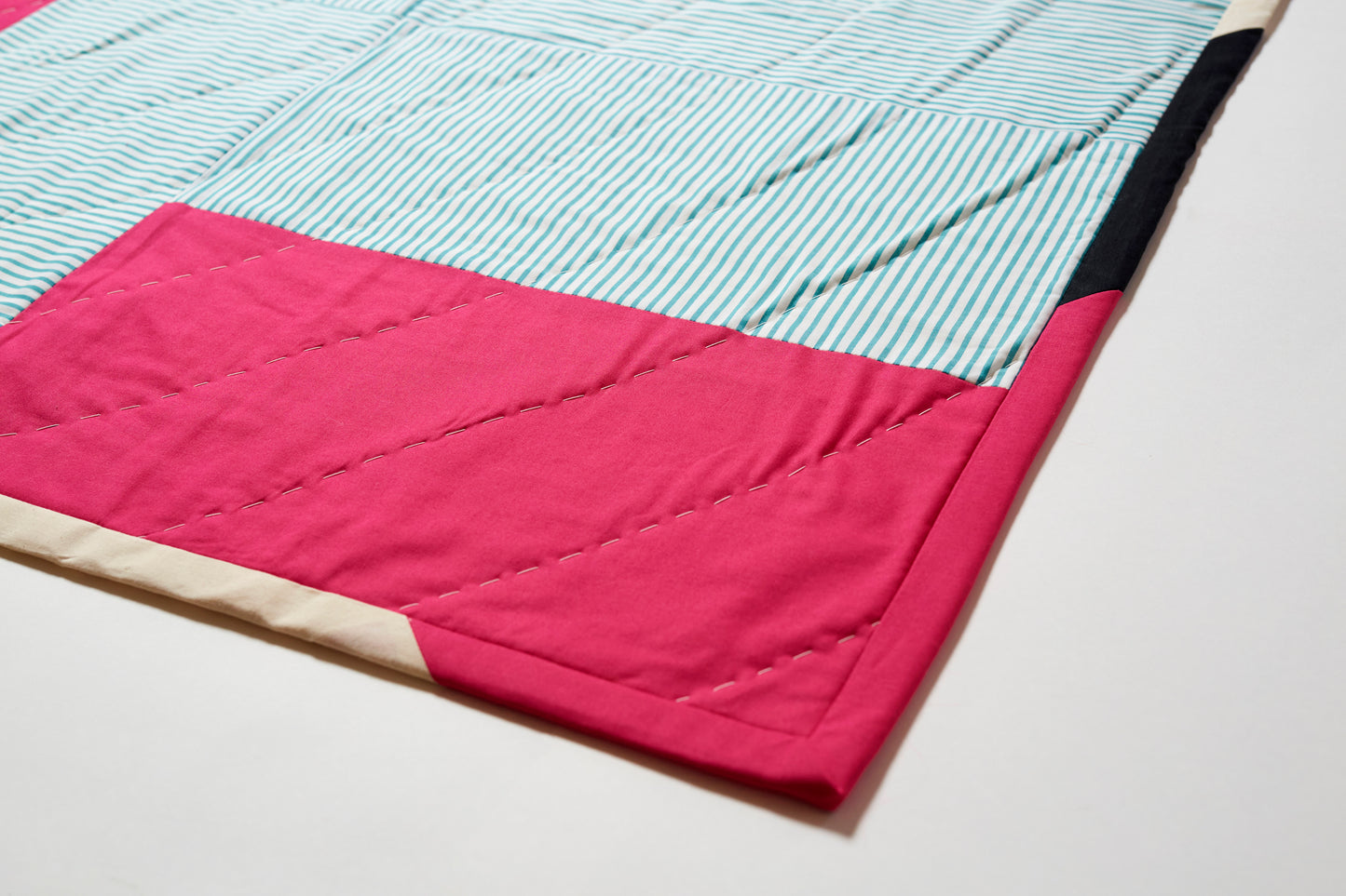 80's Pink Quilt & Cushion Set