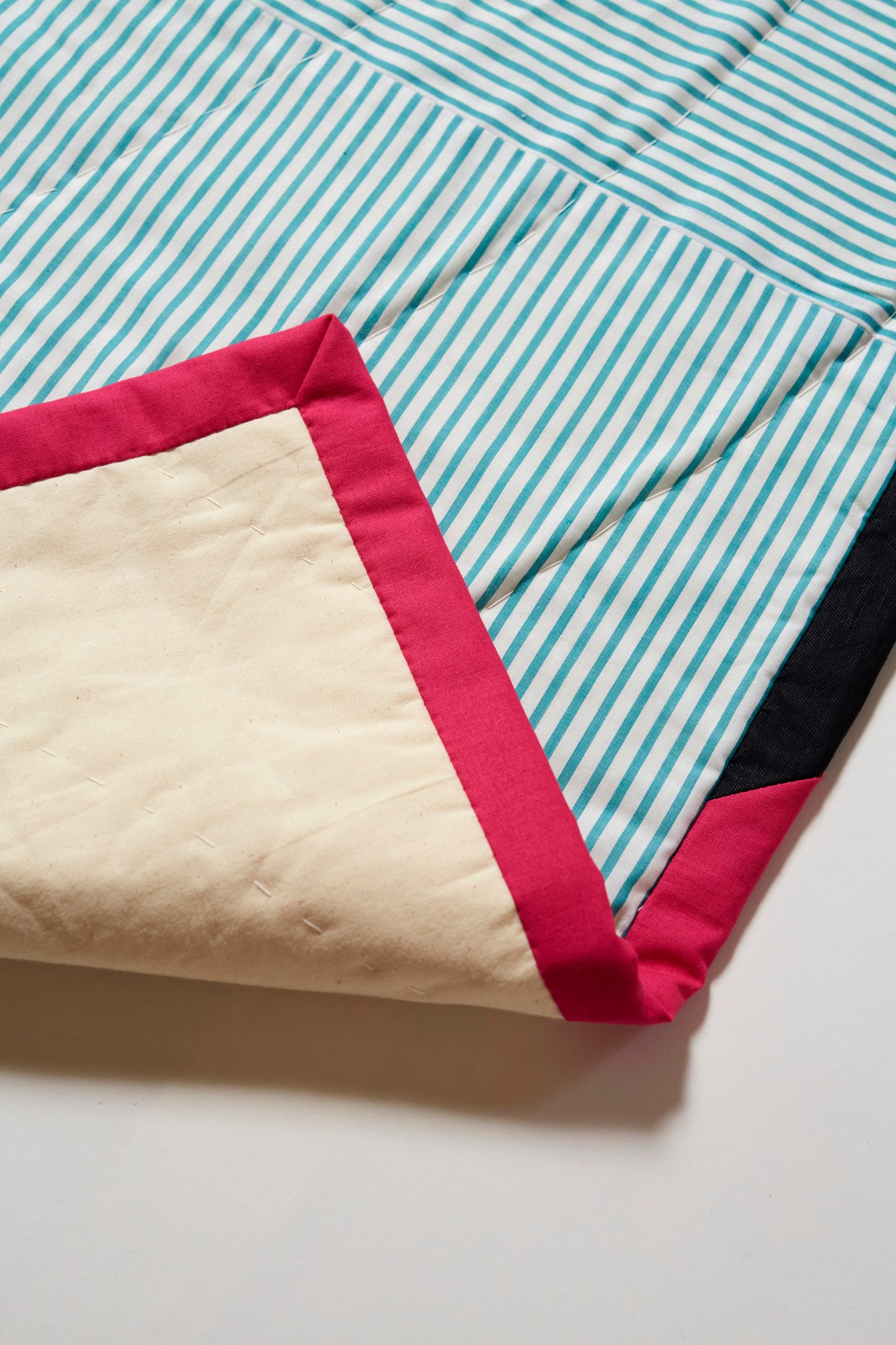 80's Pink Quilt & Cushion Set