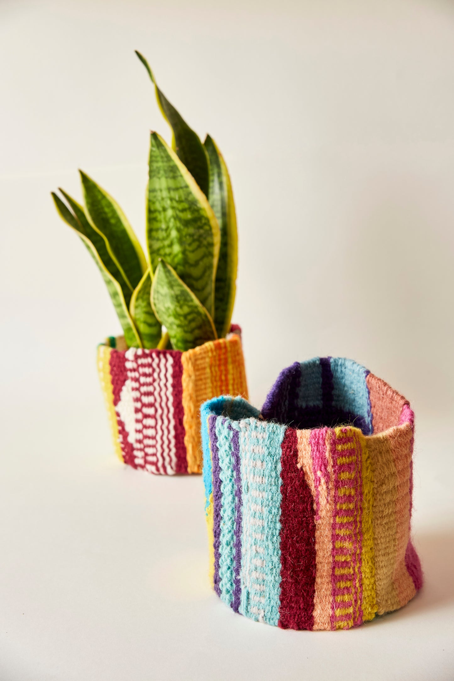 Jaunty Woven Plant Pots