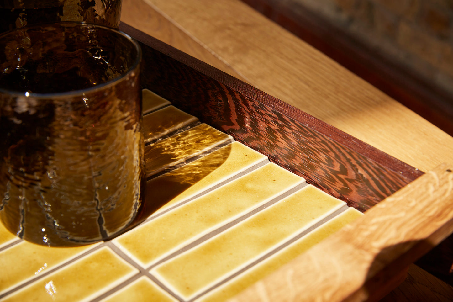 Erith Gold lined Hemmings Tray