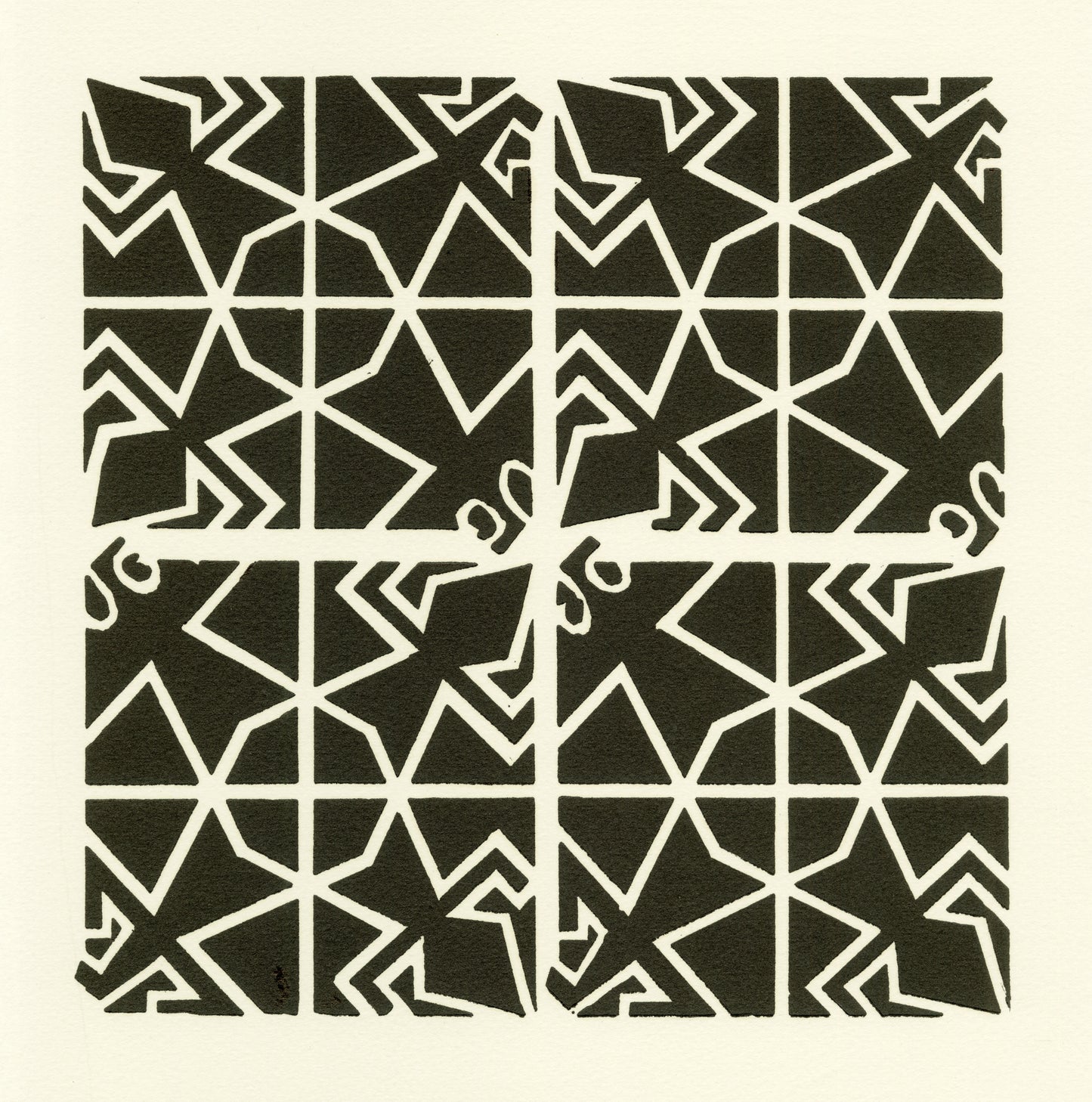 Adinkra / Funtumfunefu Denkyemfunefu - 1 Colour