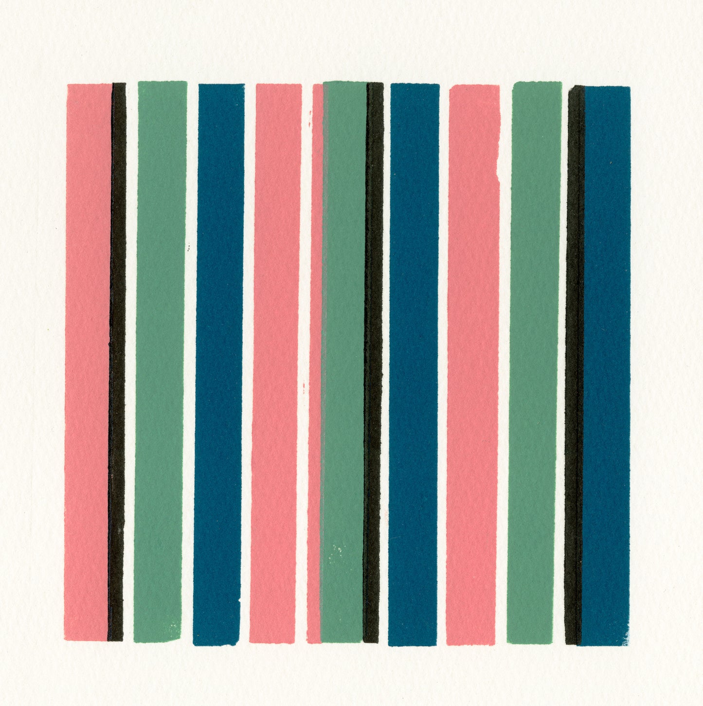 Kente / Babadua - Lino Print