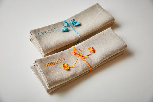 Made to Order "Blackwork" Napkins